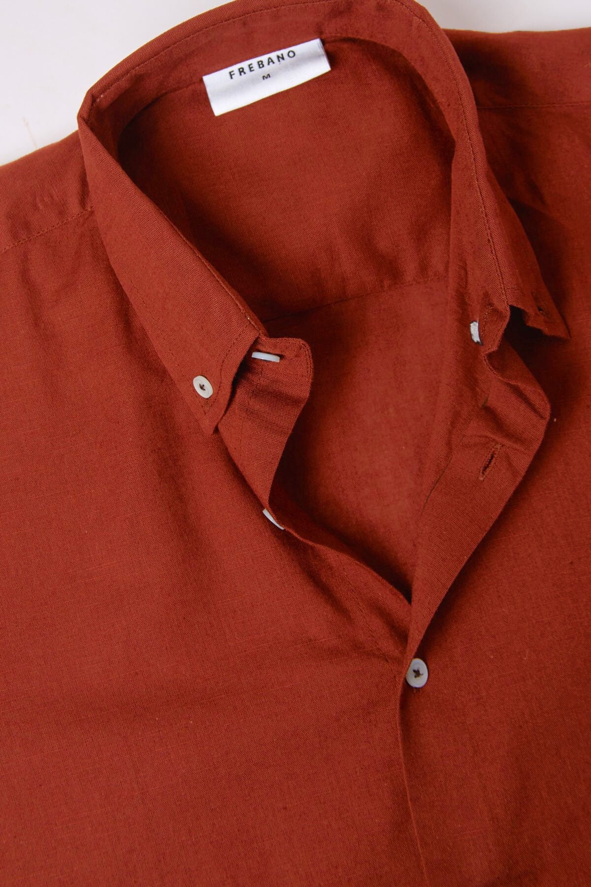 Rust Linen Shirt