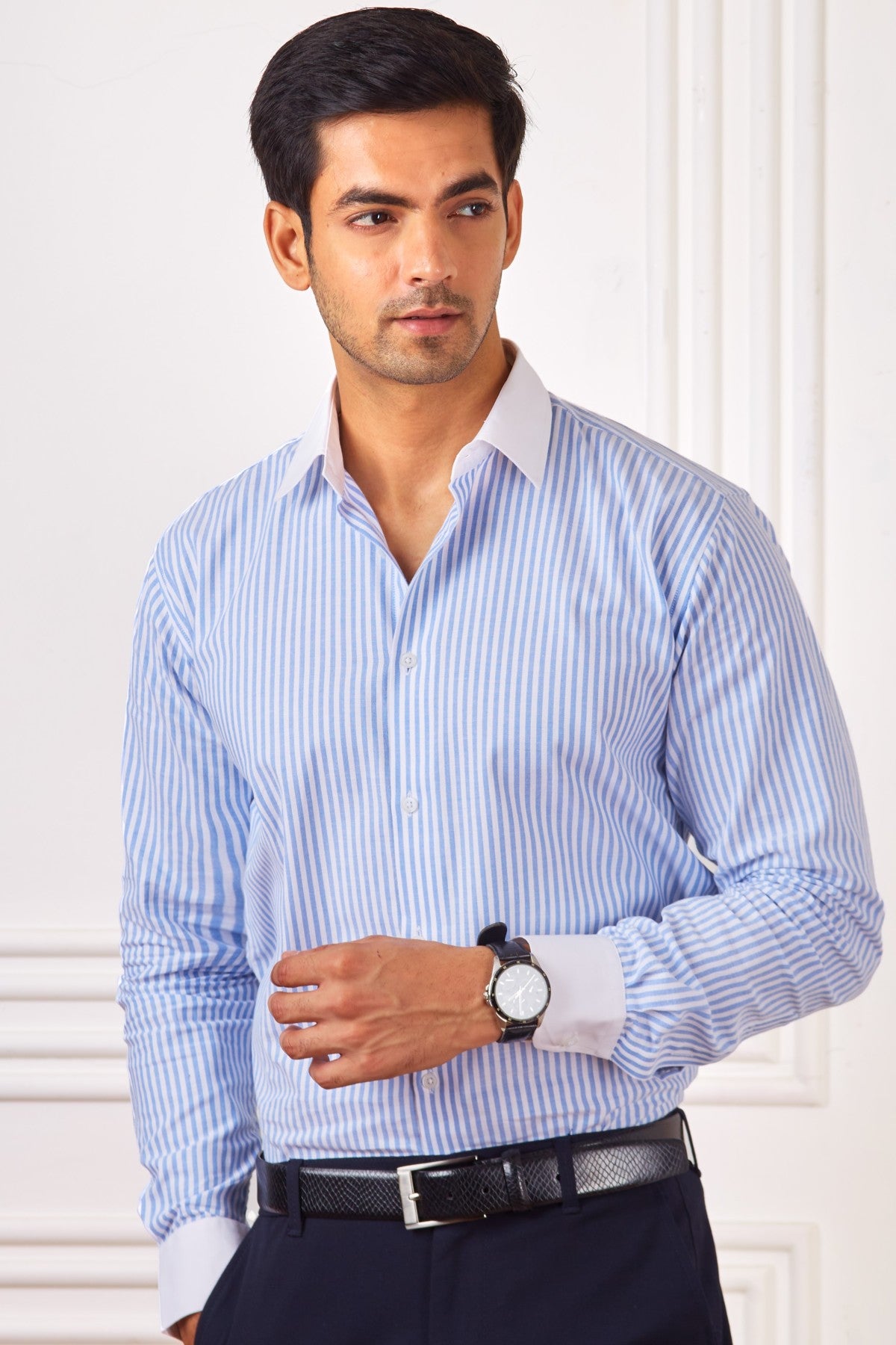 Wallstreet Bankers Stripe Shirt