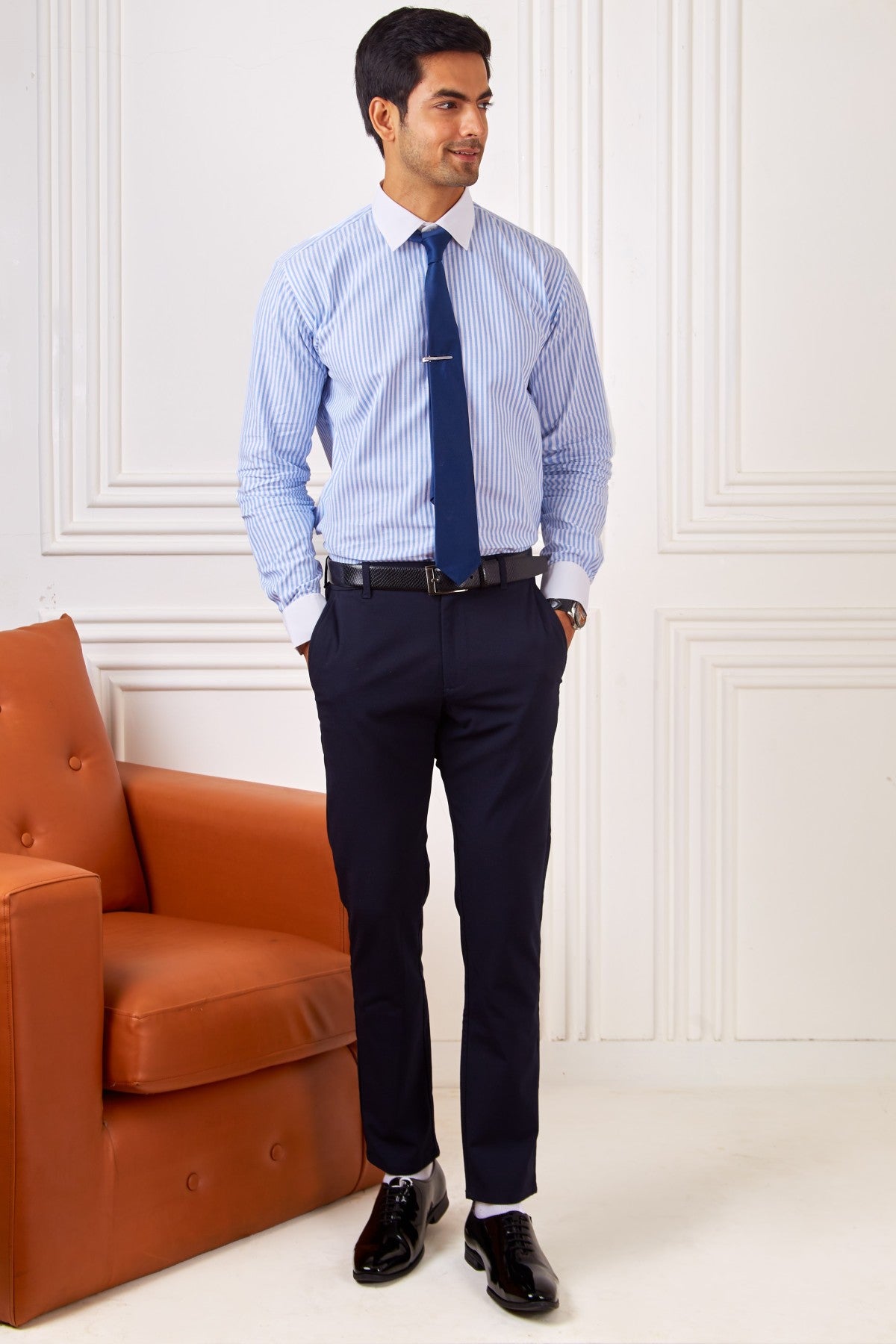 Wallstreet Bankers Stripe Shirt